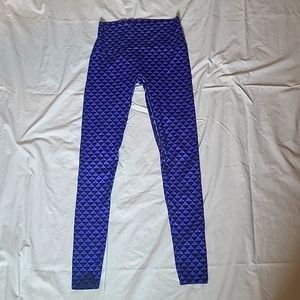 K-deer leggings sz L purple and black